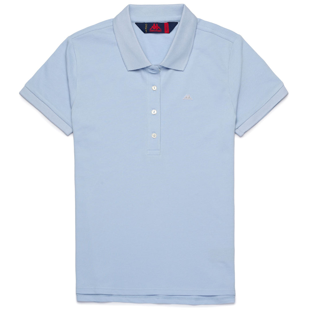 Polo Classico Donna Blu Azzurro Slim Fit 01