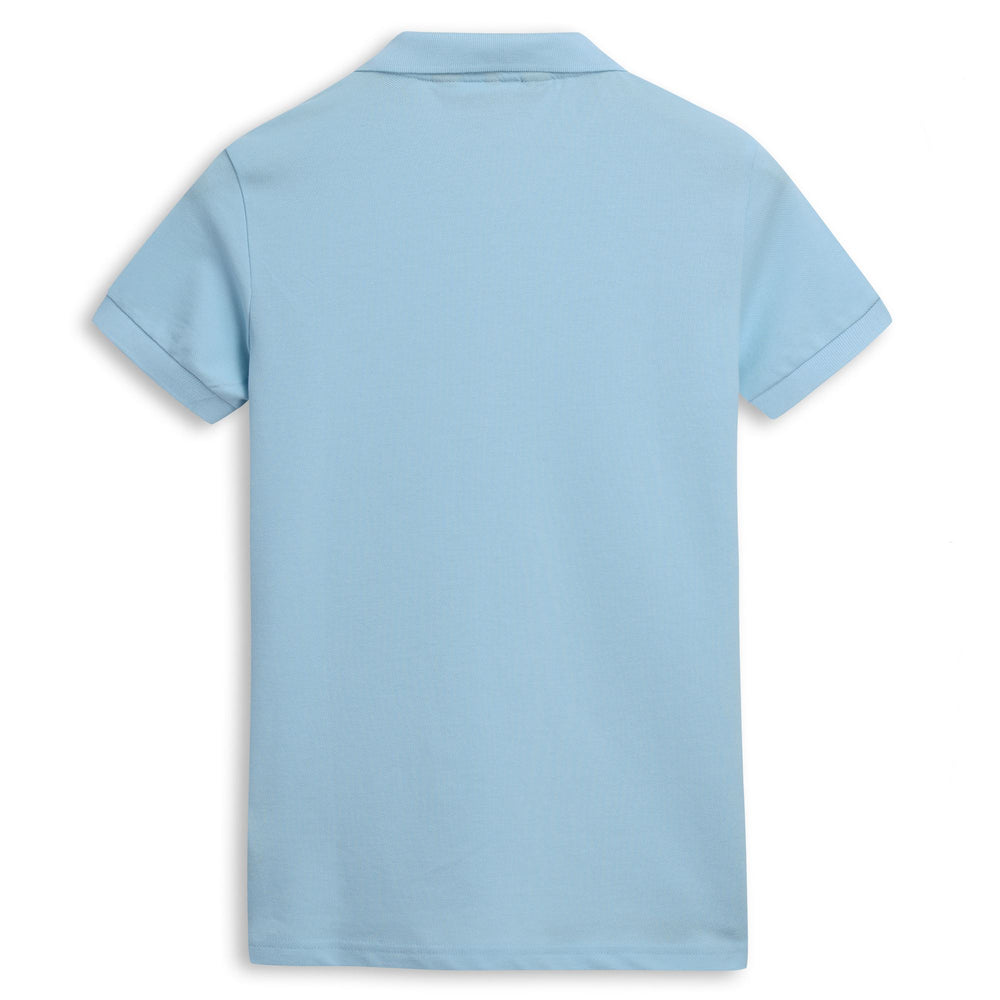 Blue Women's Slim Fit Classic Stretch Polo Shirt 02