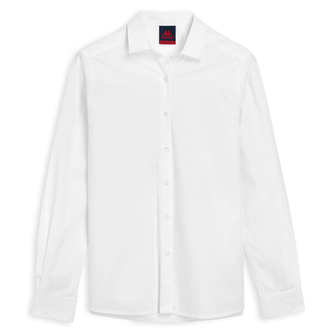 White Women's Loose Fit Classic Cotton Shirt main