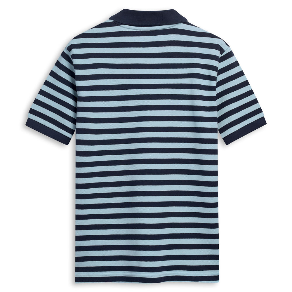 Blue Men's Classic Regular Fit Short Sleeve Polo Shirt 02