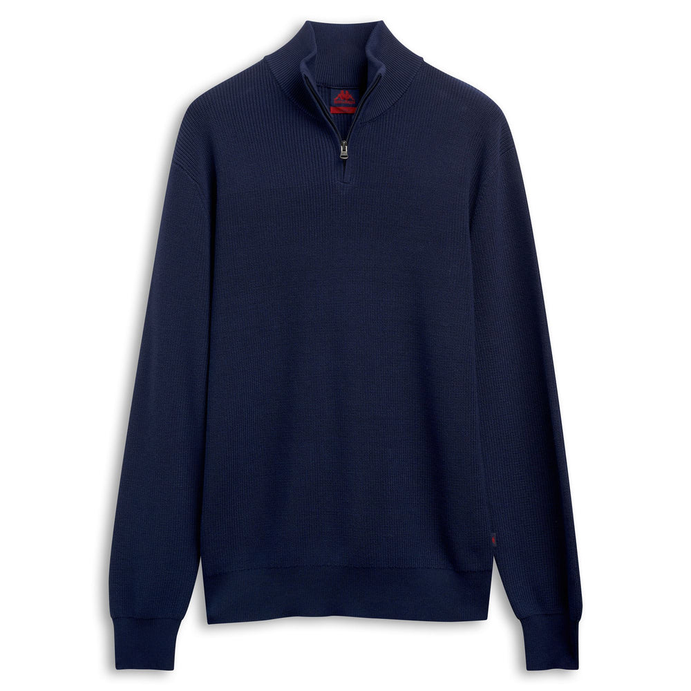 Polo en coton bleu pour homme, coupe ajustée, décontracté 02