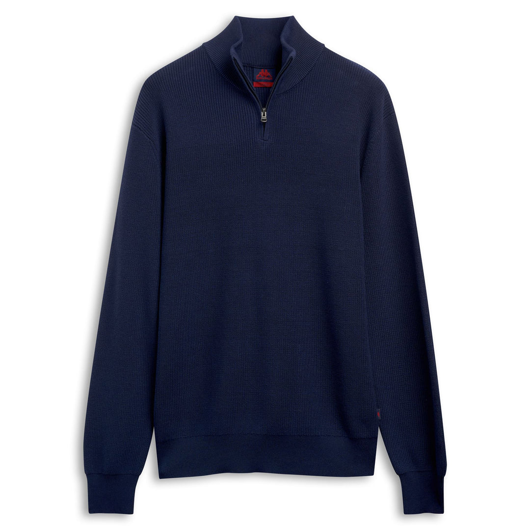 Polo en coton bleu pour homme, coupe ajustée, décontracté main