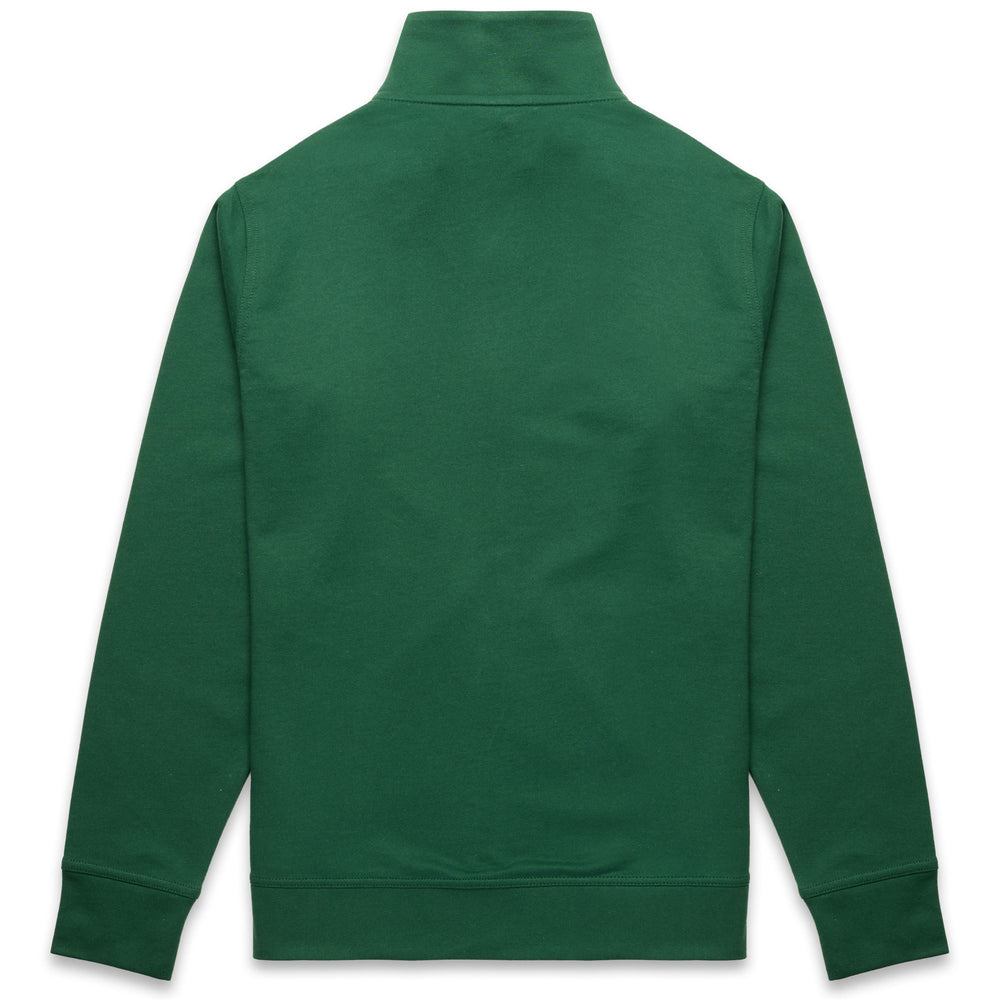 Giacca in pile slim fit da uomo verde in spugna di cotone 02