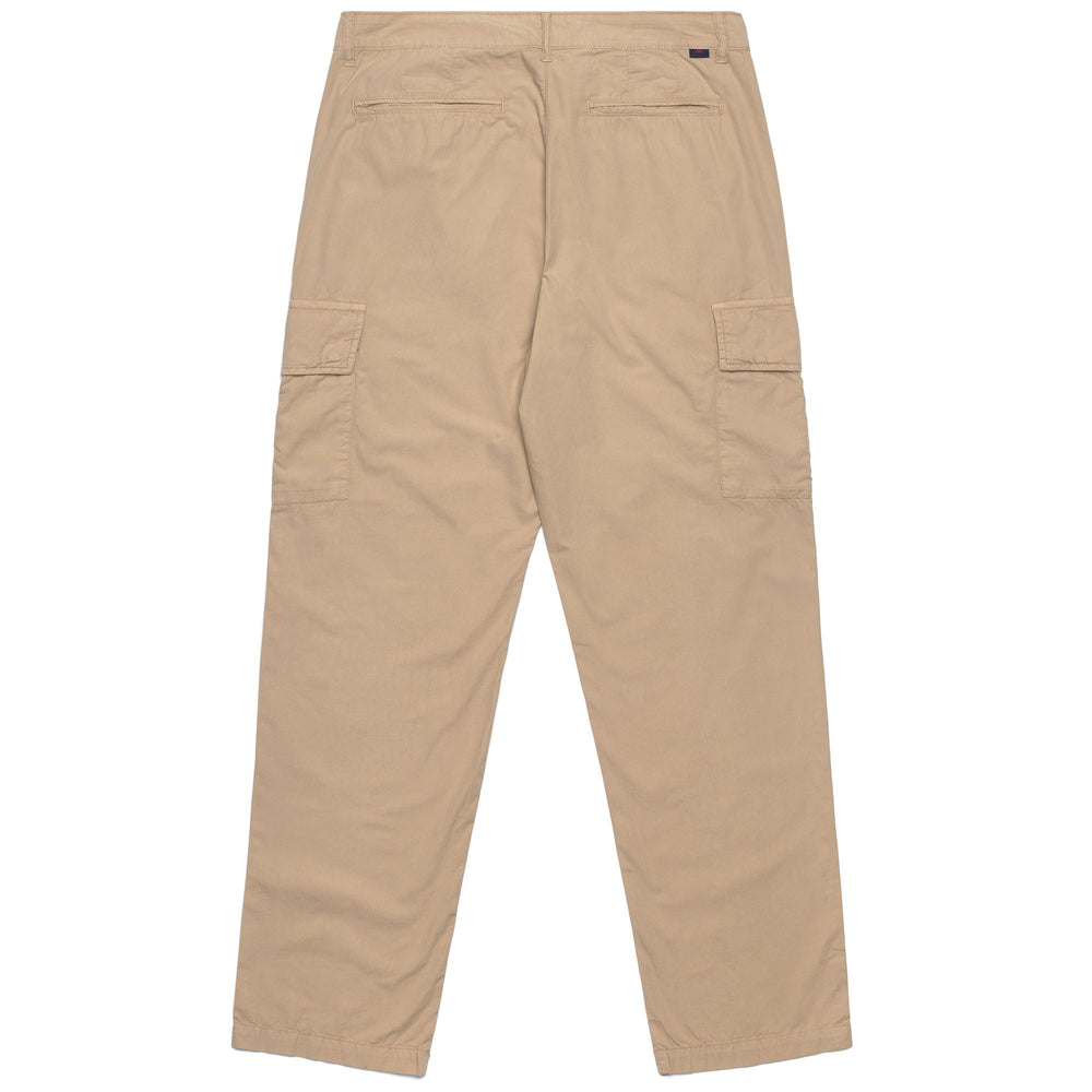 Pantalones cargo cómodos color beige y marrón para hombre 02