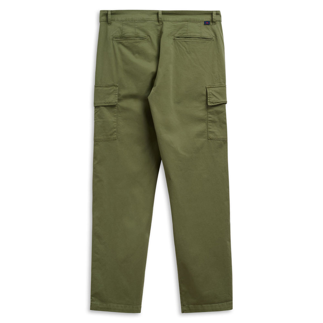 Pantaloni cargo comodi da uomo verde oliva main