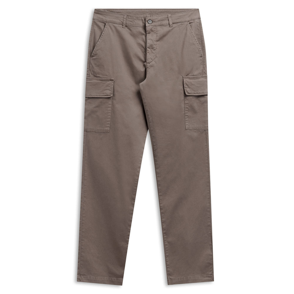 Pantalon cargo marron pour homme, coupe confort 02