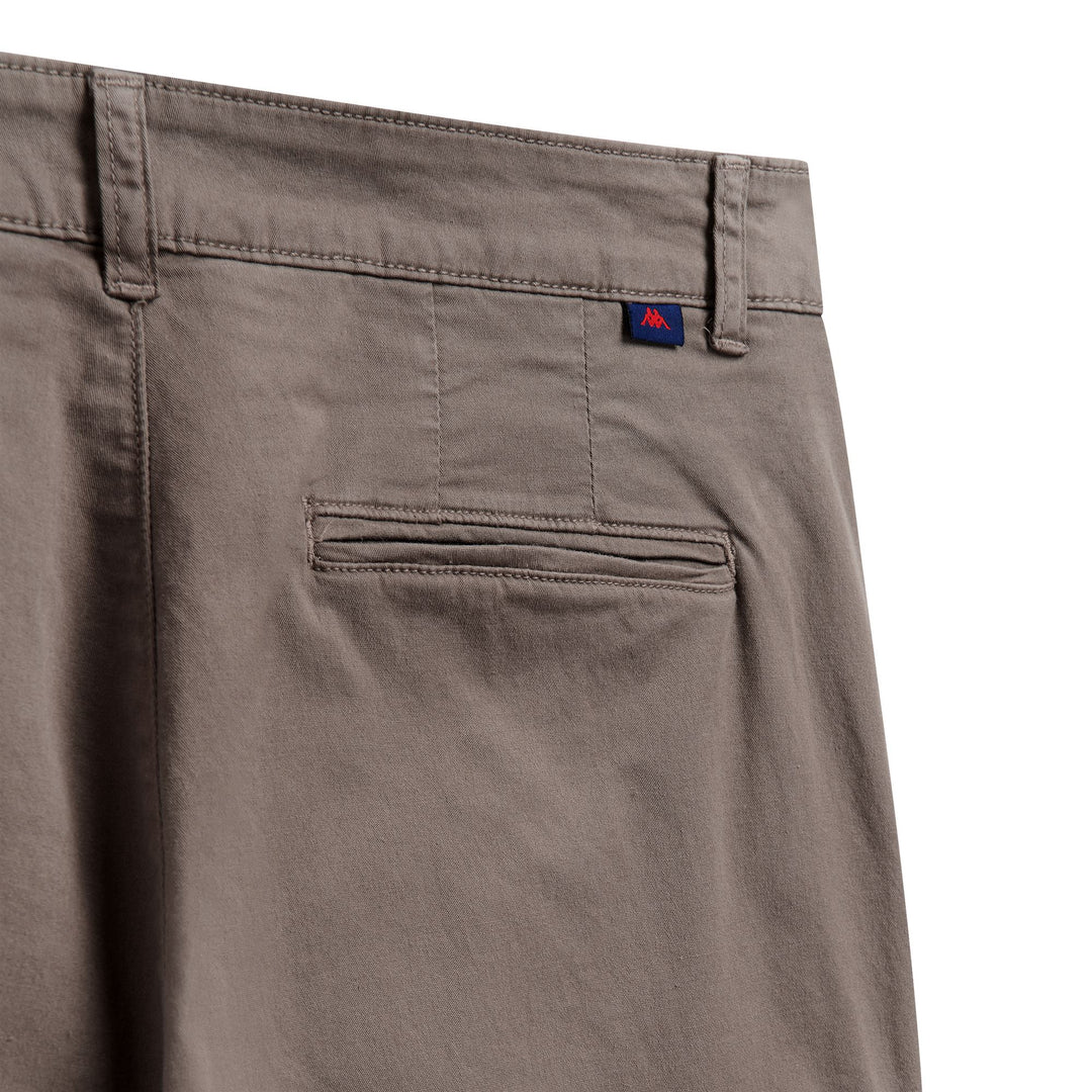 Pantalon cargo marron pour homme, coupe confort main