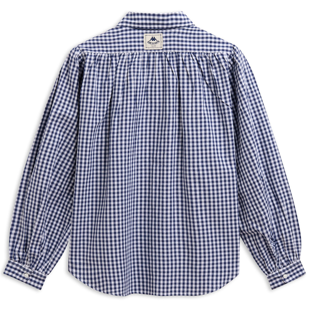 Blue Women's Wide Fit Casual Cotton Shirt 02