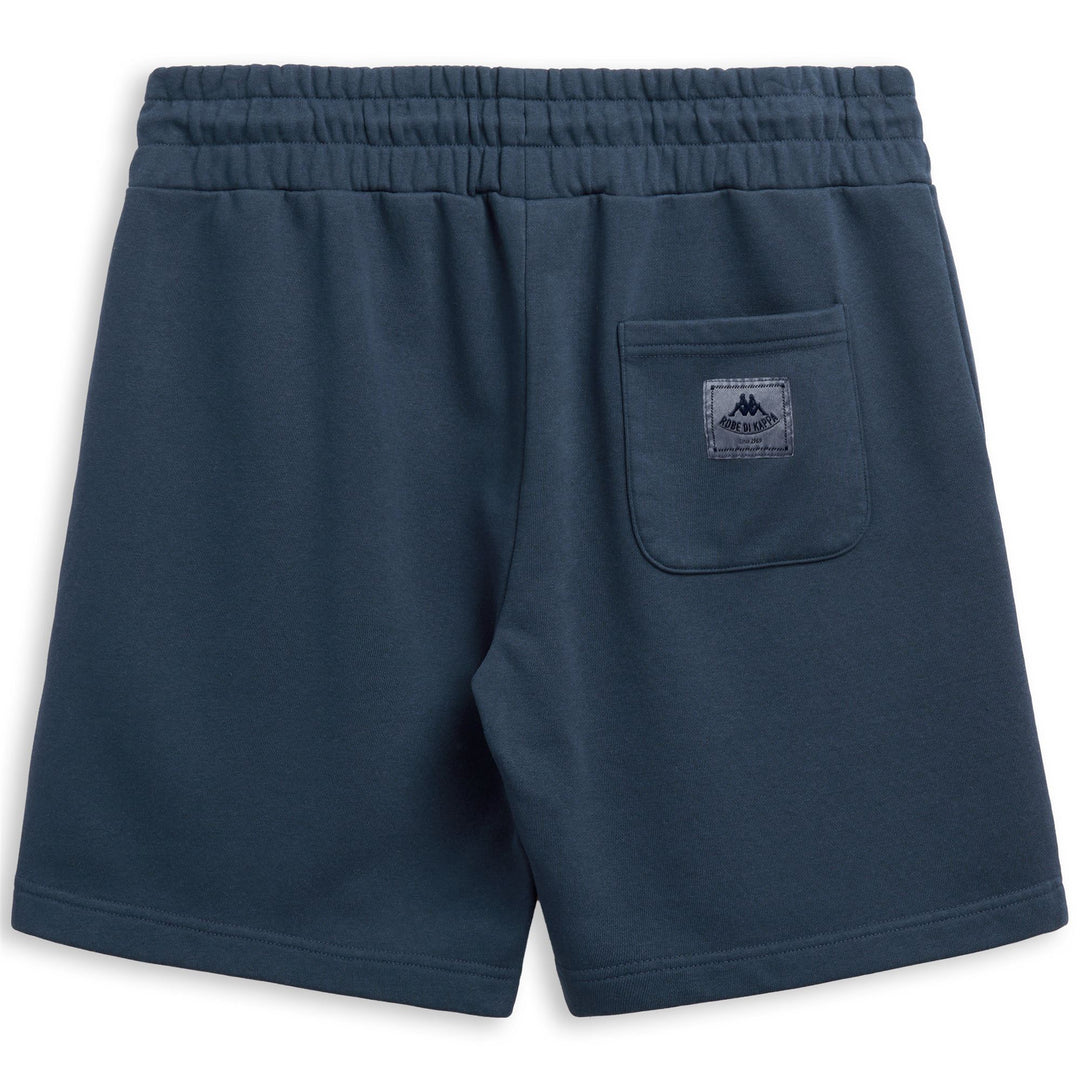 Blue Men's Casual Bermuda Shorts in Compact Cotton Fabric main
