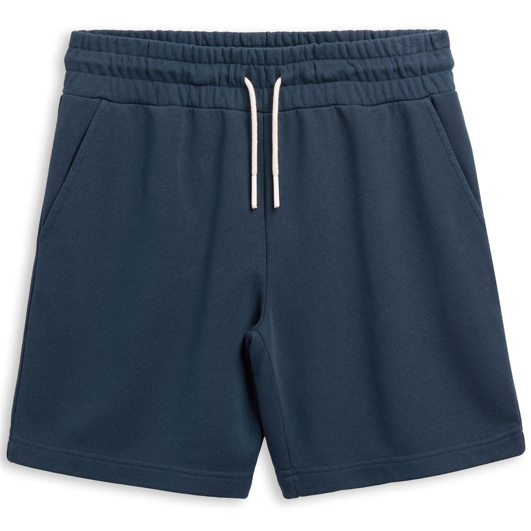 Blue Men's Casual Bermuda Shorts in Compact Cotton Fabric 01