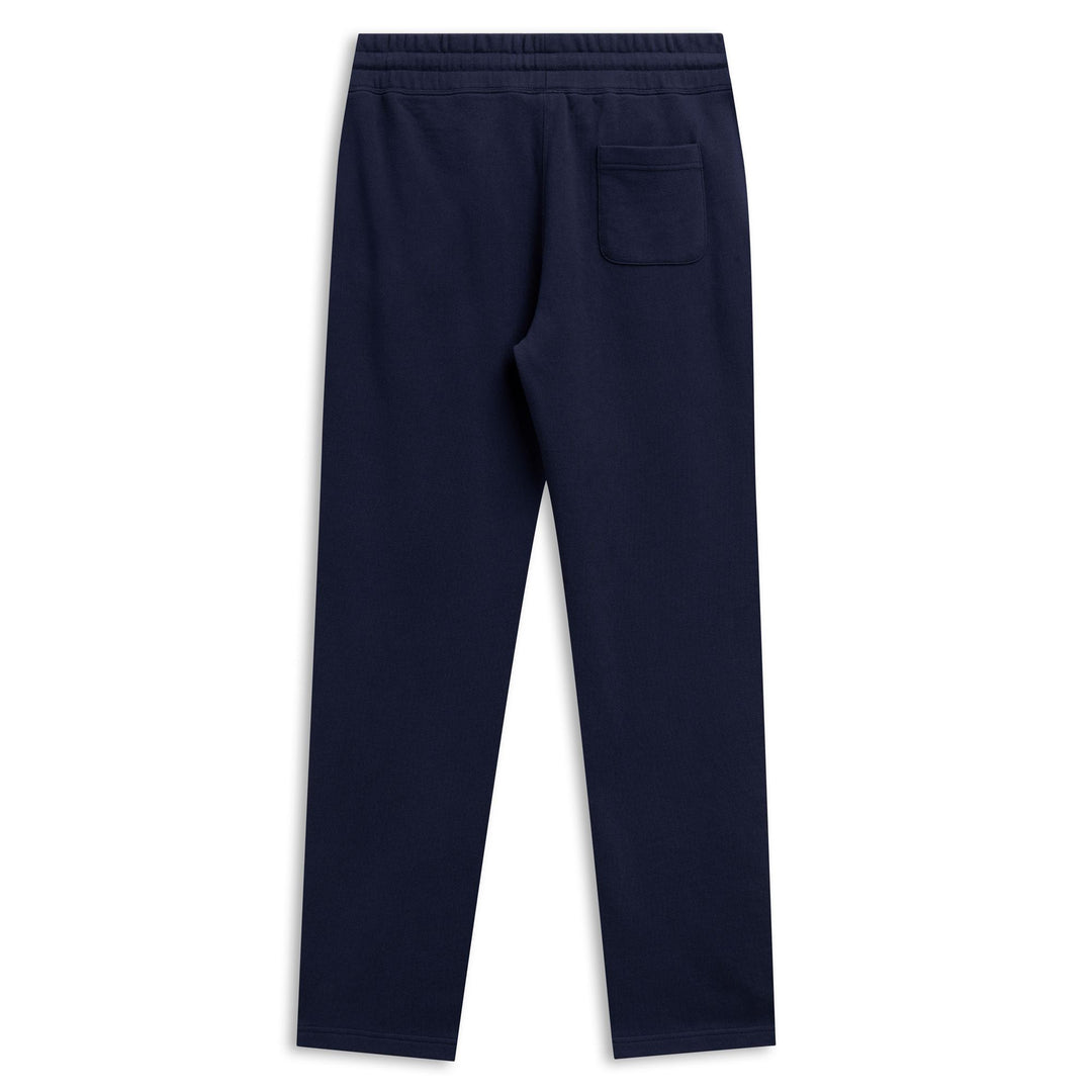 Pantalon de sport décontracté en coton bleu pour homme, coupe classique main