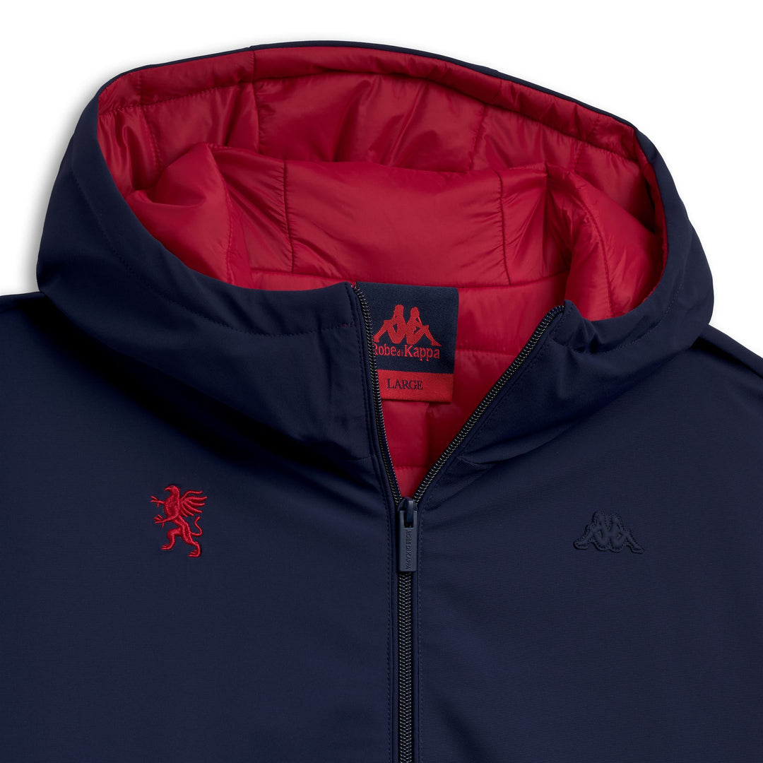 Blue Men's Functional Short Hoodie in Stretch Nylon main