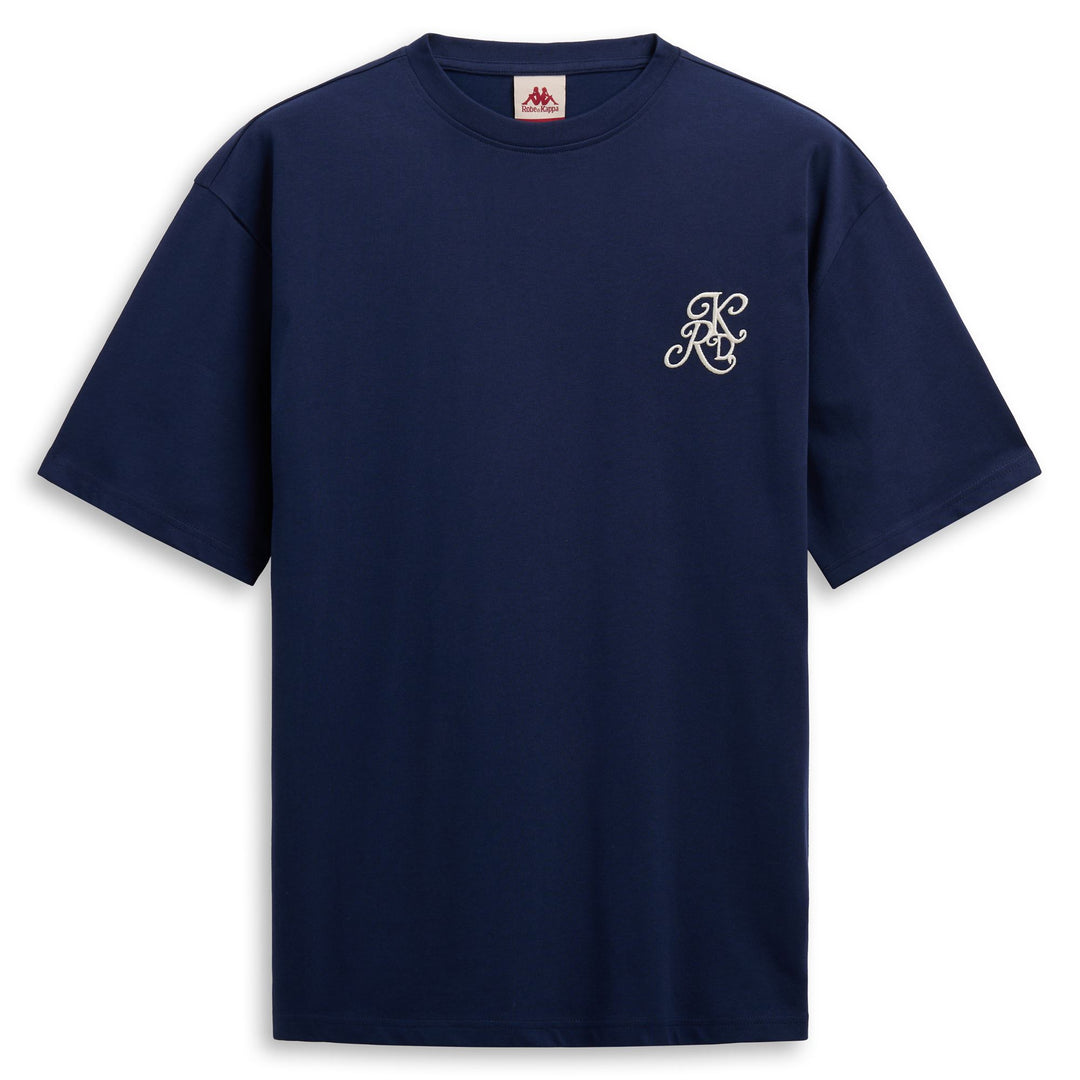 Men's Blue Casual Regular Fit Cotton T-Shirt main