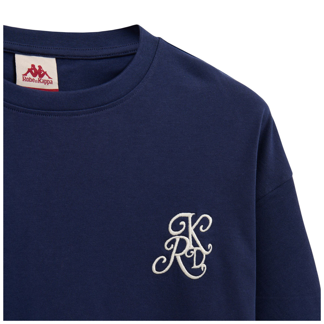 Men's Blue Casual Regular Fit Cotton T-Shirt main