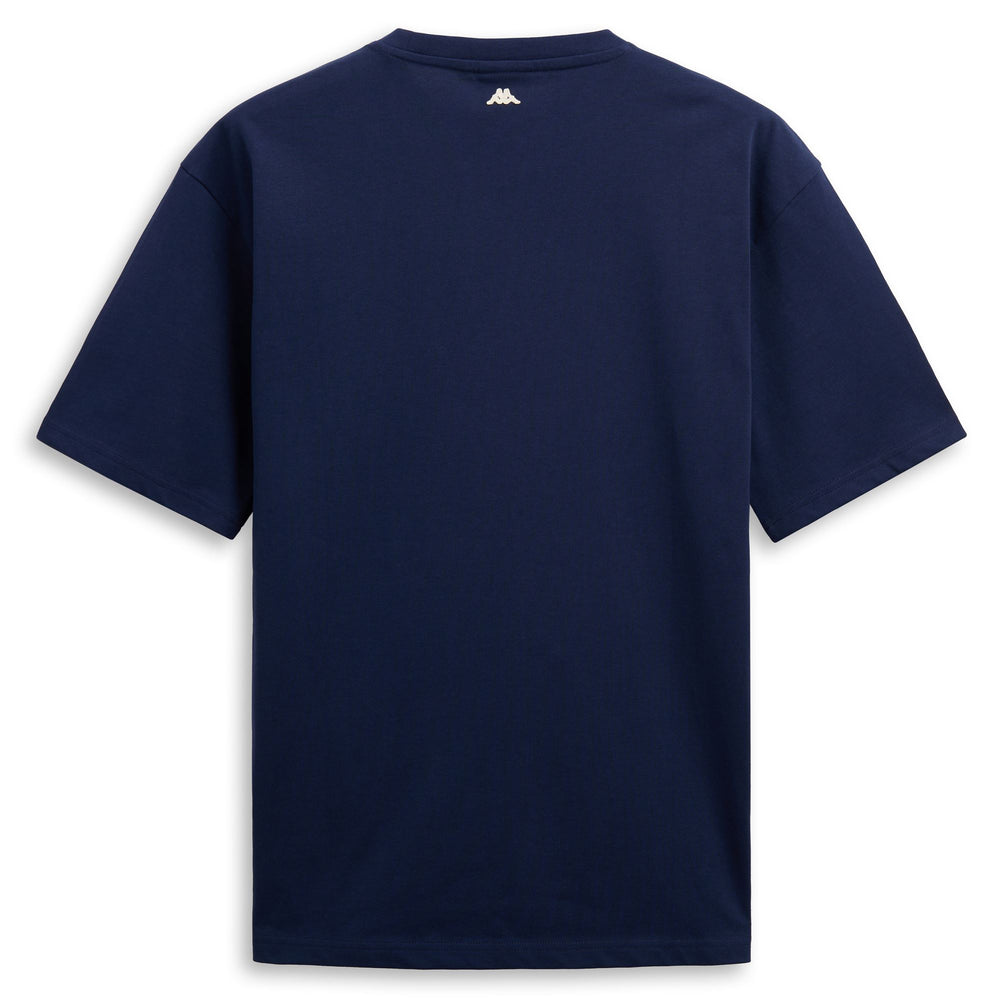 Men's Blue Casual Regular Fit Cotton T-Shirt 02