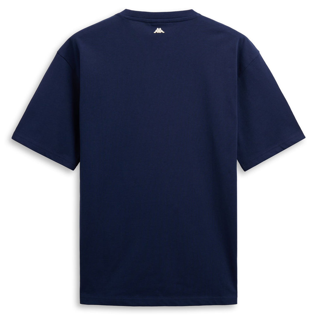 Men's Blue Casual Regular Fit Cotton T-Shirt main