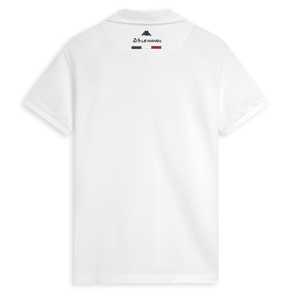 White Men's Slim Fit Casual Cotton Polo Shirt 02