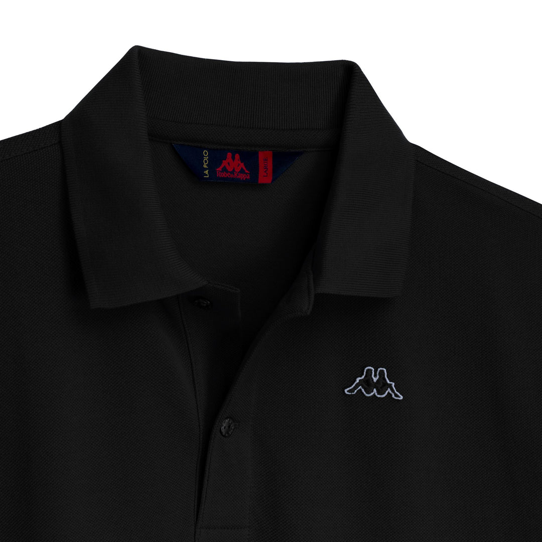 Black Men's Classic Fit ShortSleeve Cotton Polo Shirt main