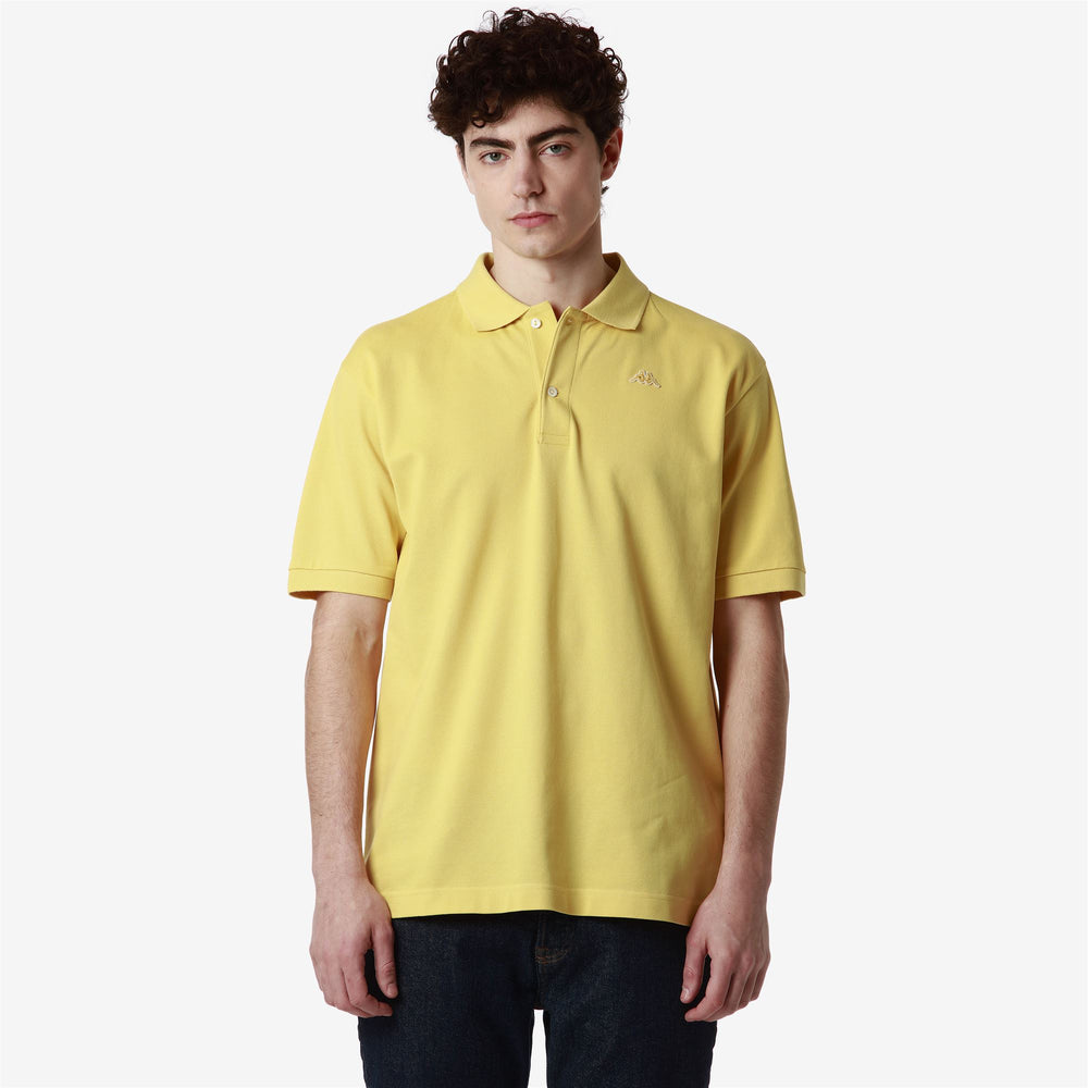 Yellow Men's Classic Fit Casual Cotton Polo Shirt 02
