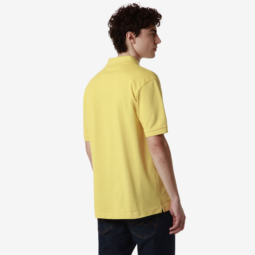 Light Yellow Men's Classic Cotton Polo Shirt main