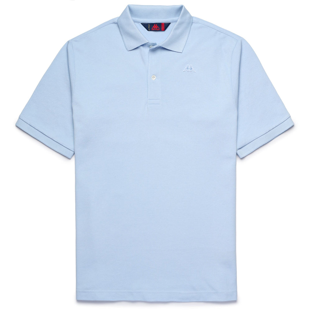 Azure Blue Men's Classic Cotton Polo Shirt main
