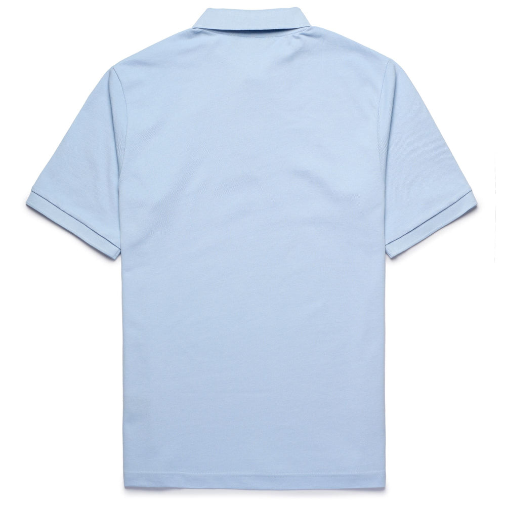 Azure Blue Men's Classic Cotton Polo Shirt 02