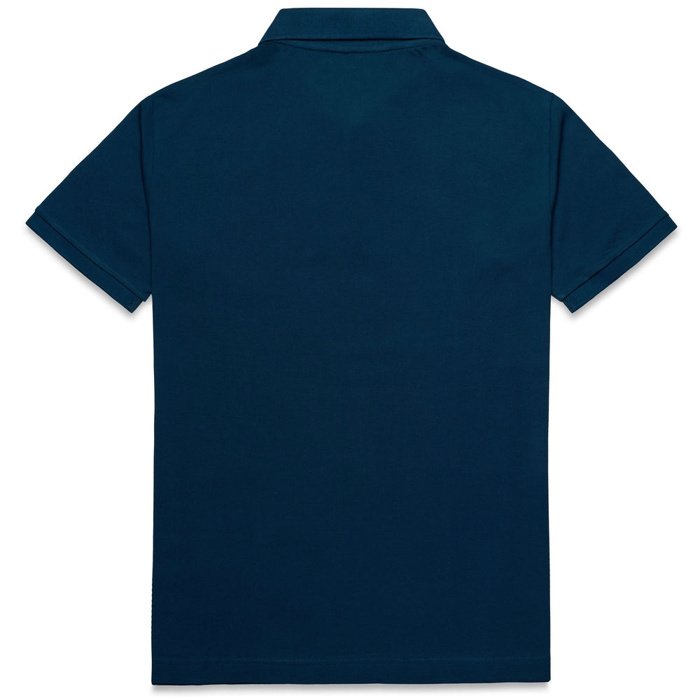 Polo Classica in Cotone Blu Majolica Uomo 02