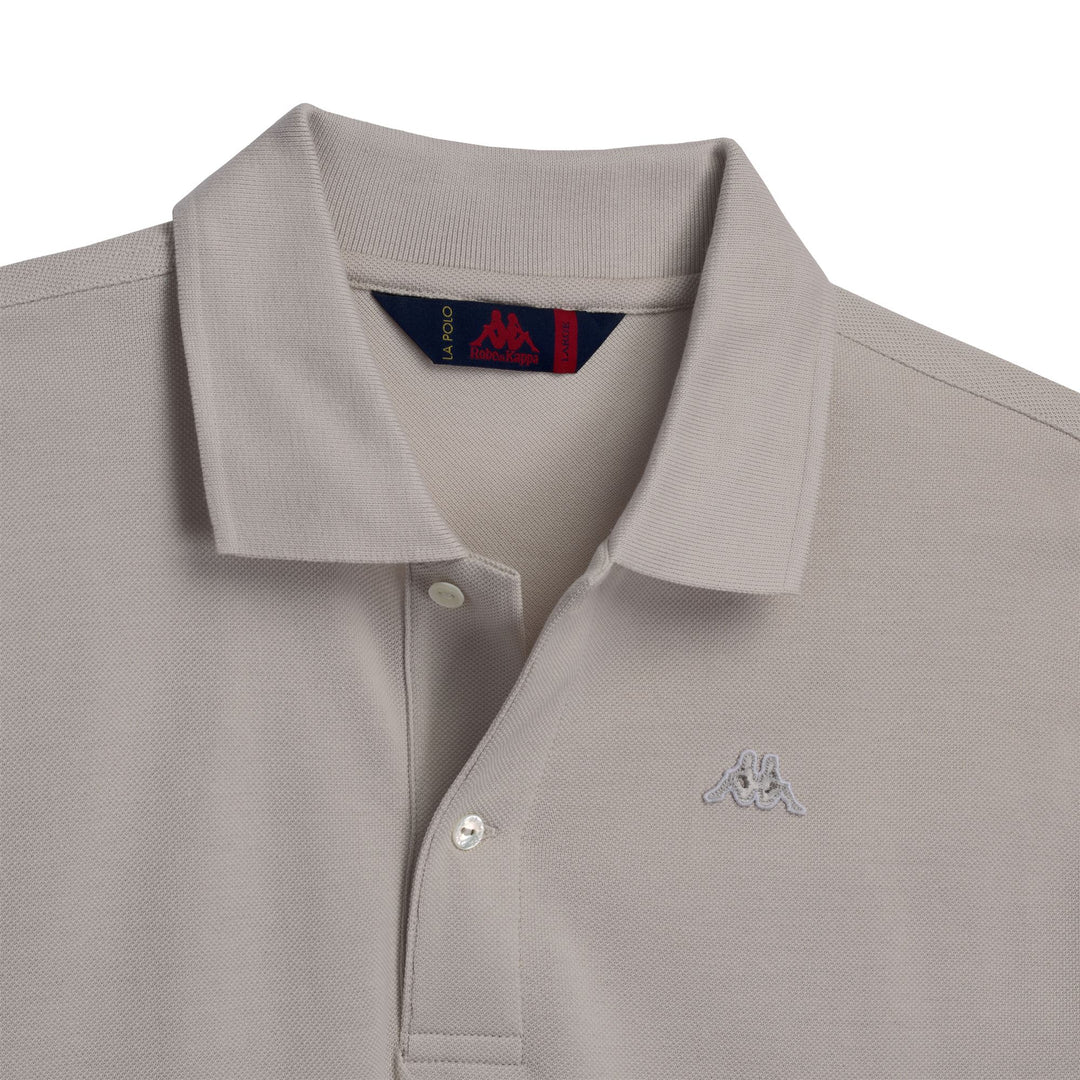 Beige Men's Classic Fit Cotton Polo Shirt main