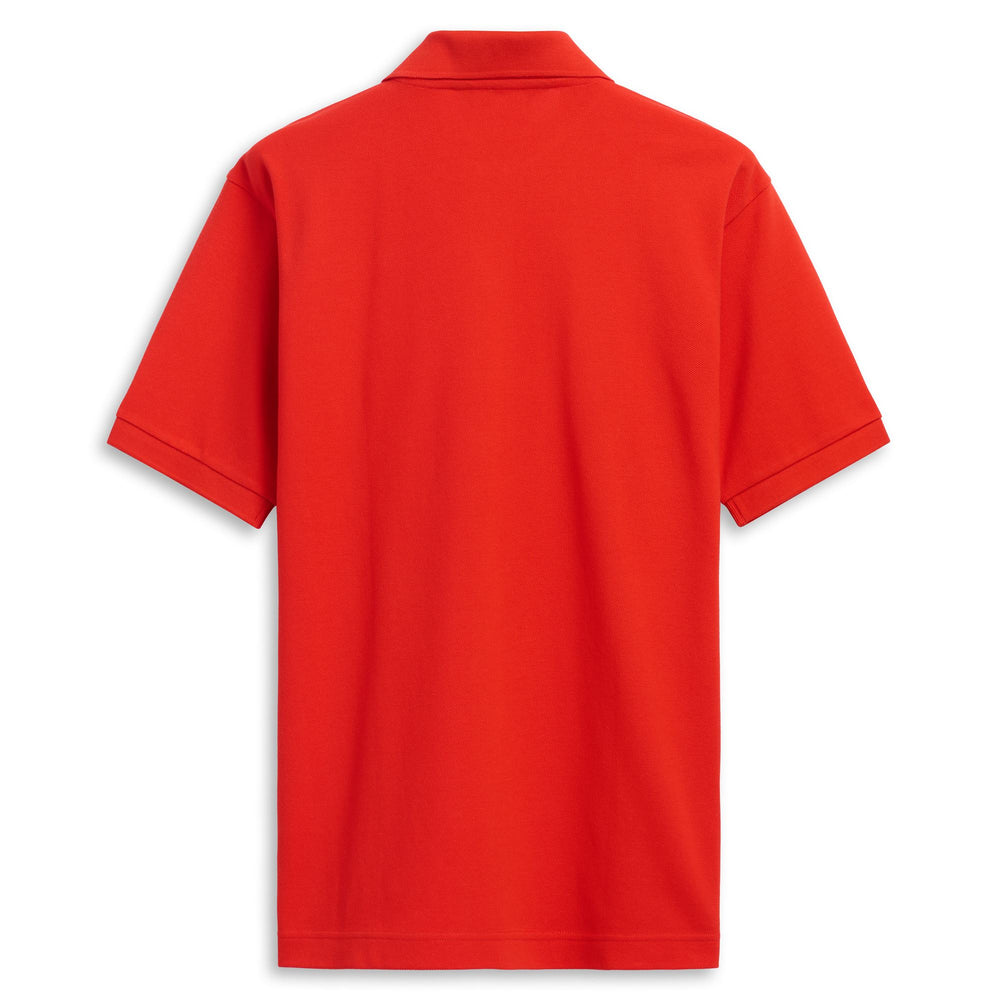 Red Men's Classic Fit Cotton Polo Shirt 02