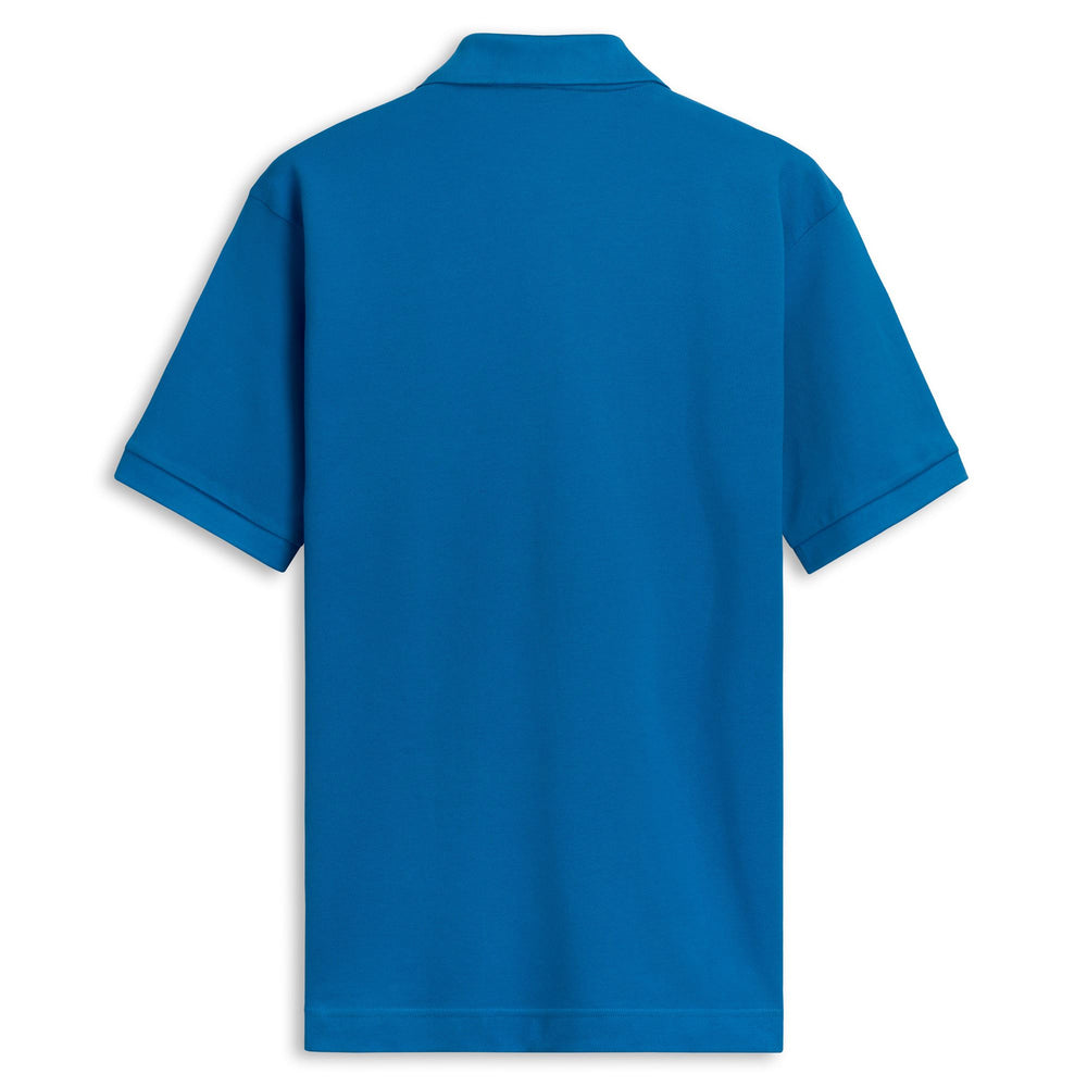 Blue Men's Classic Fit Cotton Polo Shirt 02