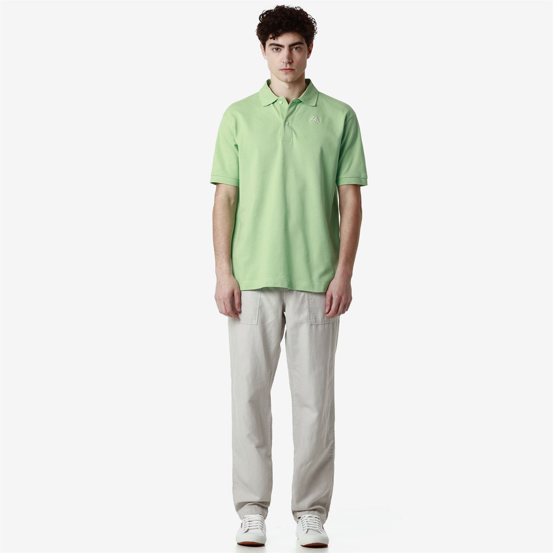 Sprucestone Green Men's Classic Cotton Polo Shirt 01
