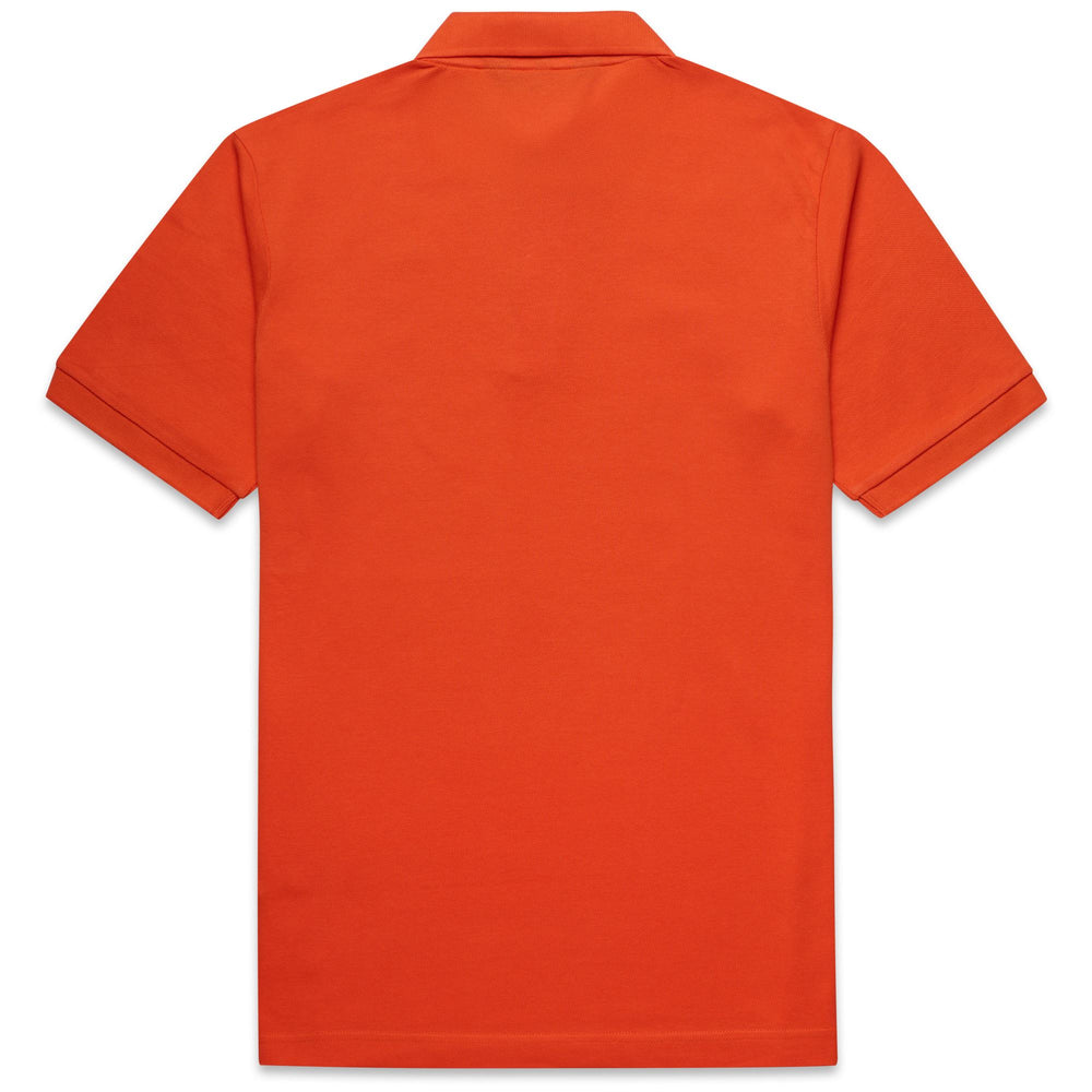 Tigerlily Orange Men's Classic Cotton Polo Shirt 02
