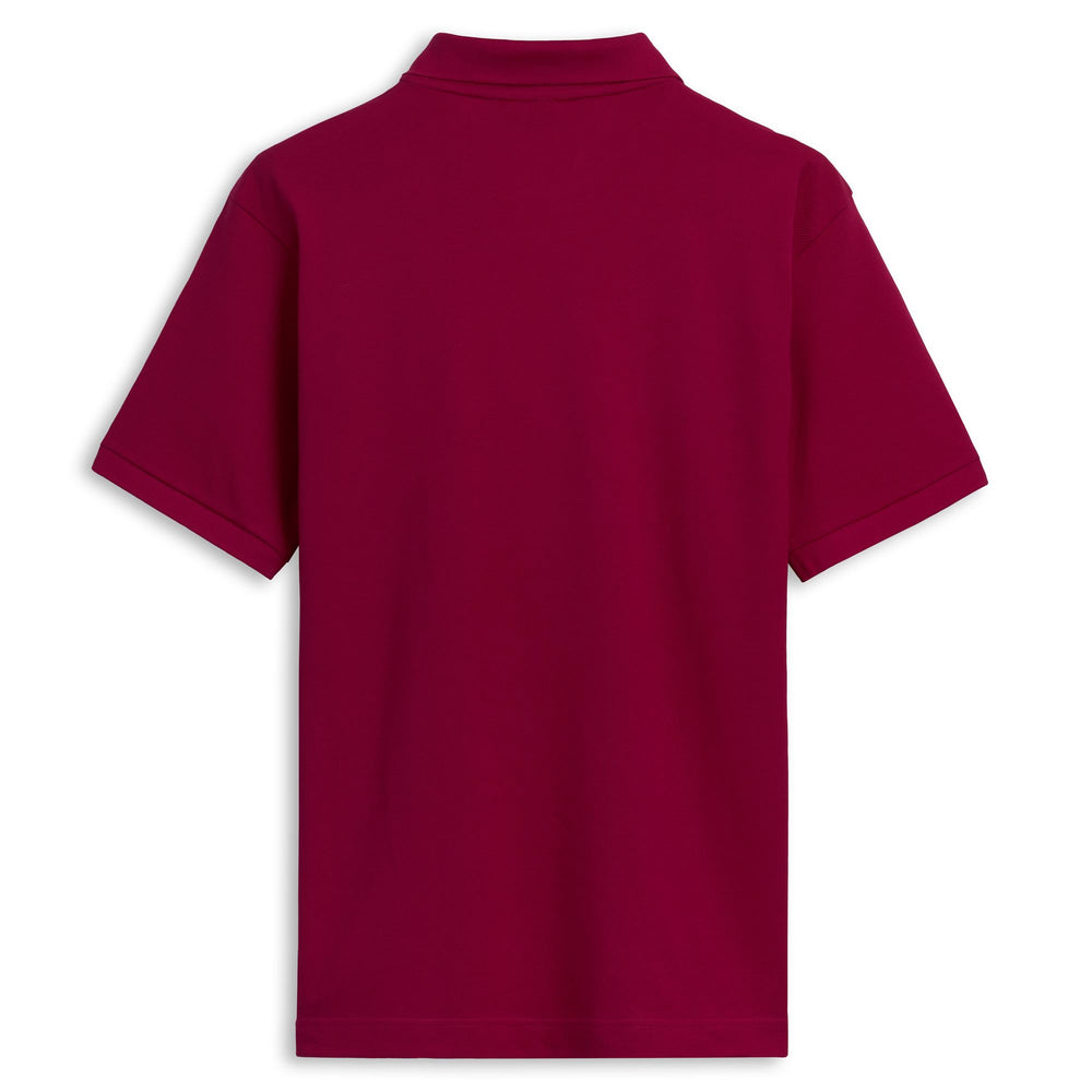 Red Men's Classic Fit Cotton Polo Shirt 02