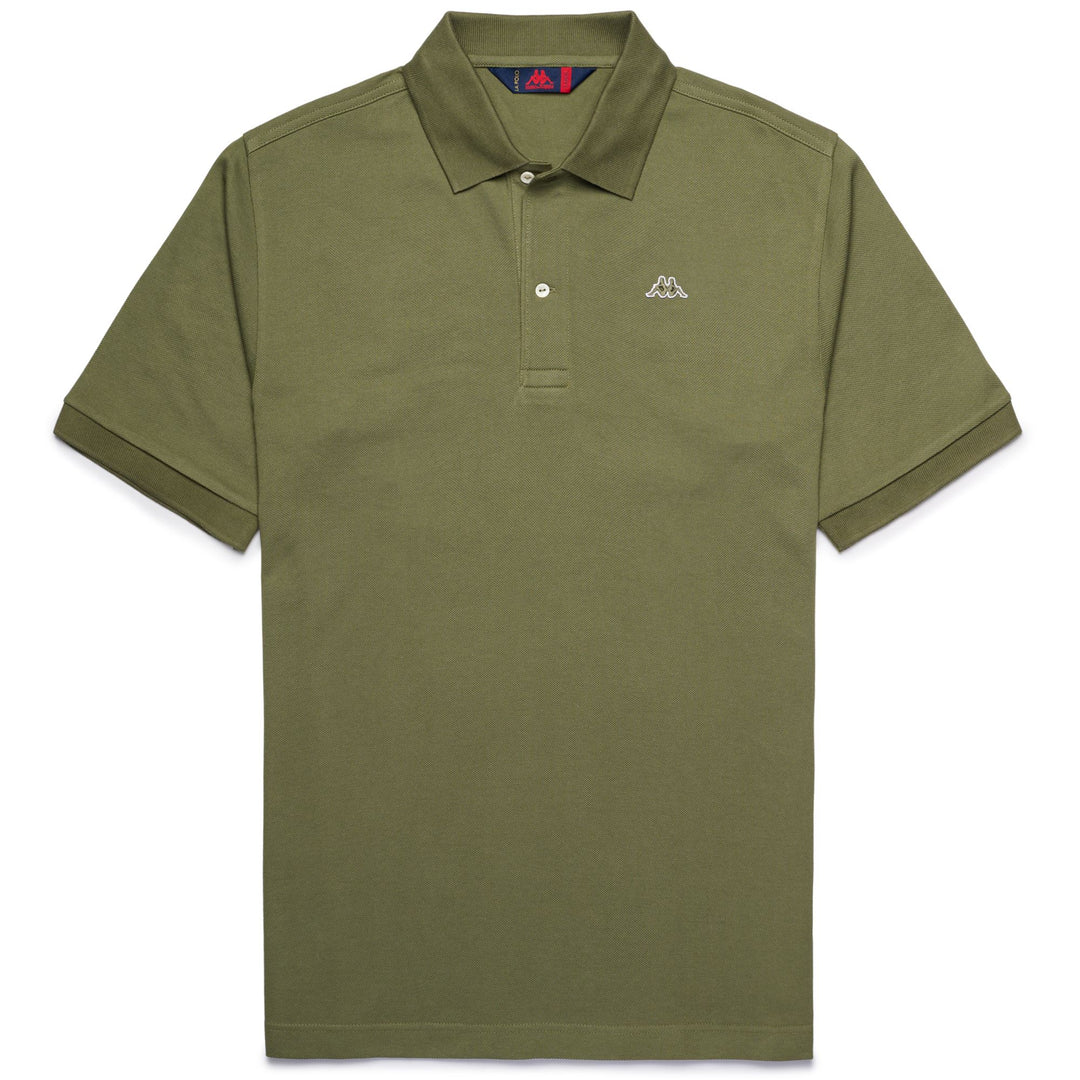Olive green Men's Classic Fit Cotton Polo Shirt 01