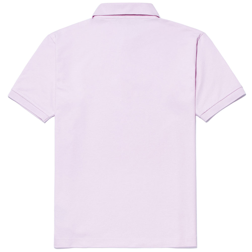 Pink Red Men's Classic Cotton Polo Shirt 02
