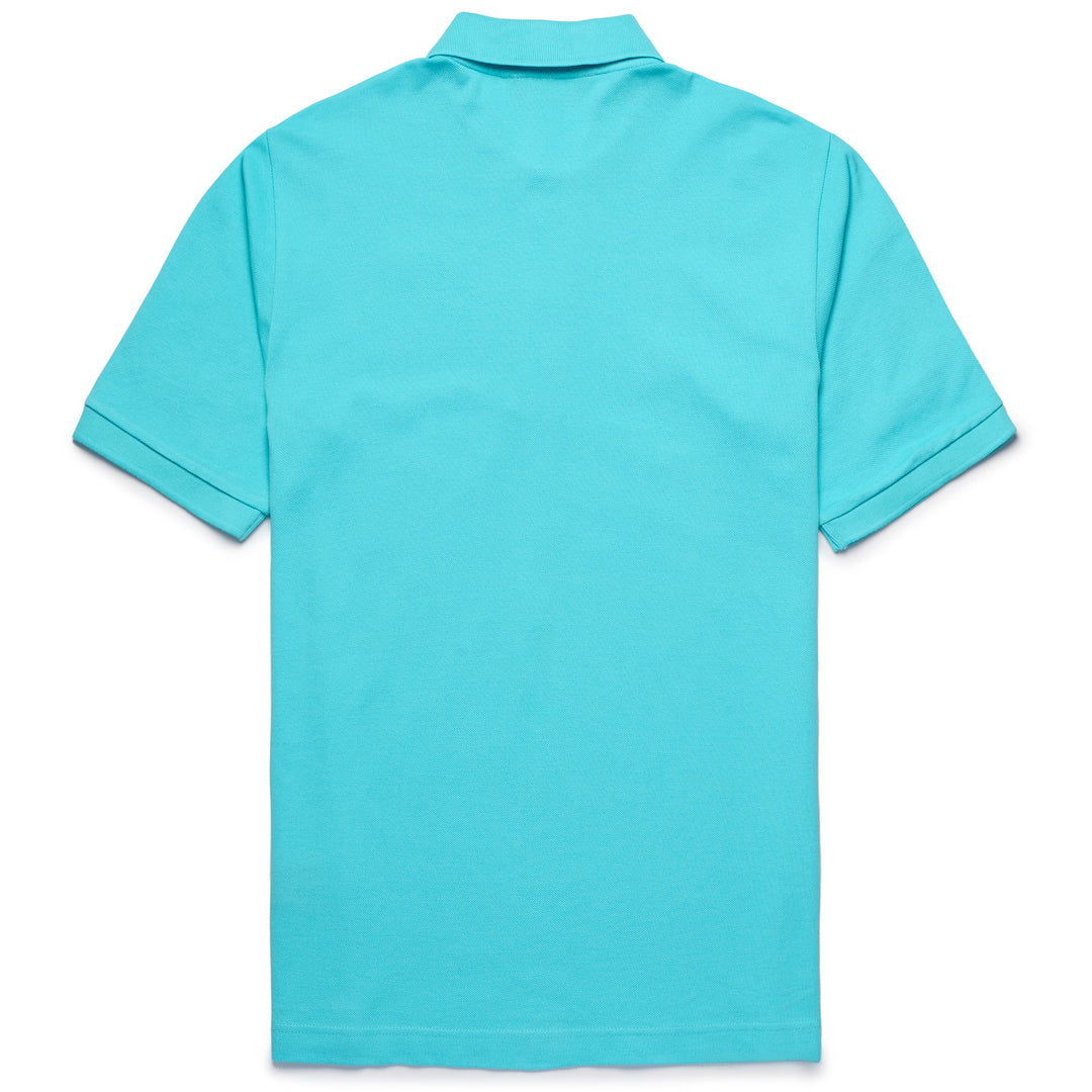 Turquoise Blue Men's Classic Cotton Polo Shirt main