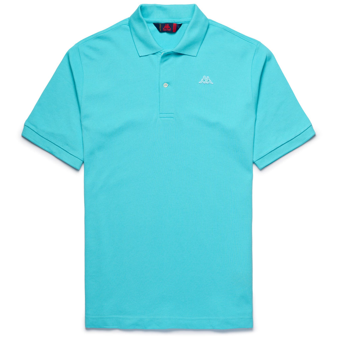 Turquoise Blue Men's Classic Cotton Polo Shirt main