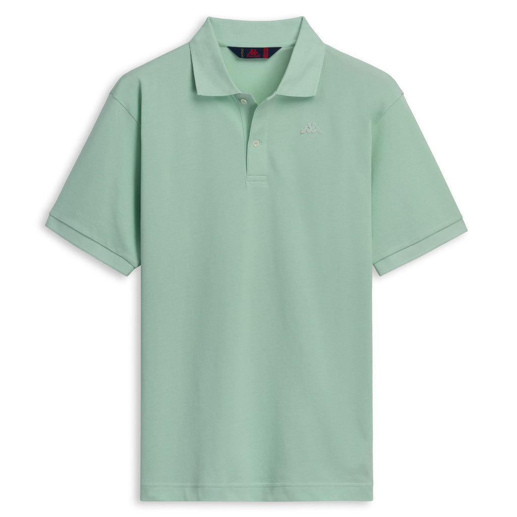 Green Men's Classic Fit Cotton Polo Shirt | Kappa