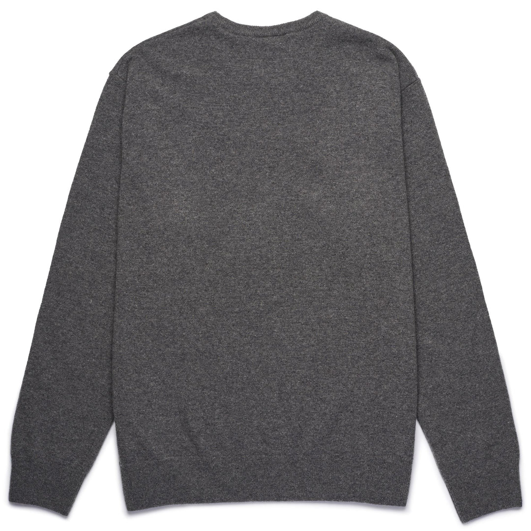 Grey Men's Classic Knitwear Pullover in Lambswool Blend main