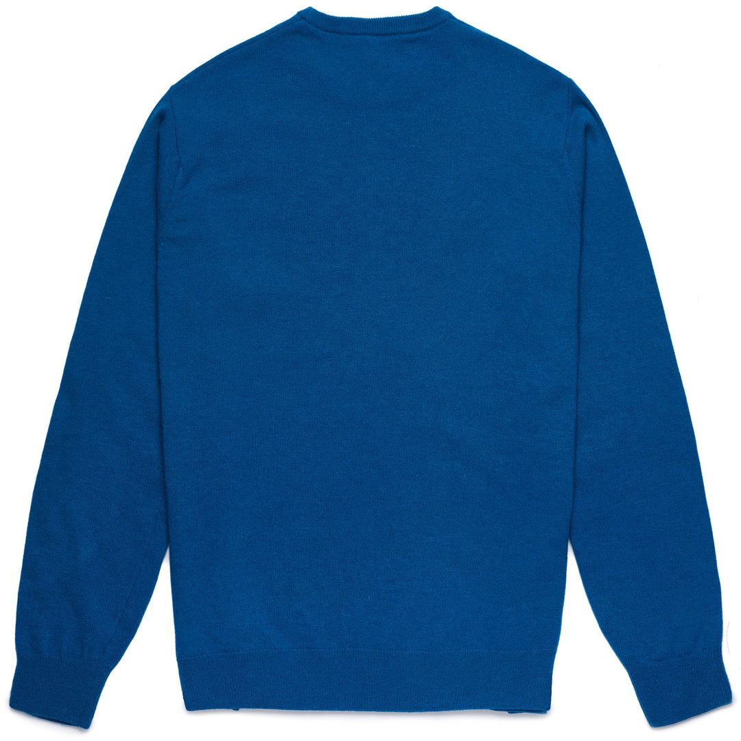 Turquoise Green Men's Classic Knit Pullover in Lambswool main