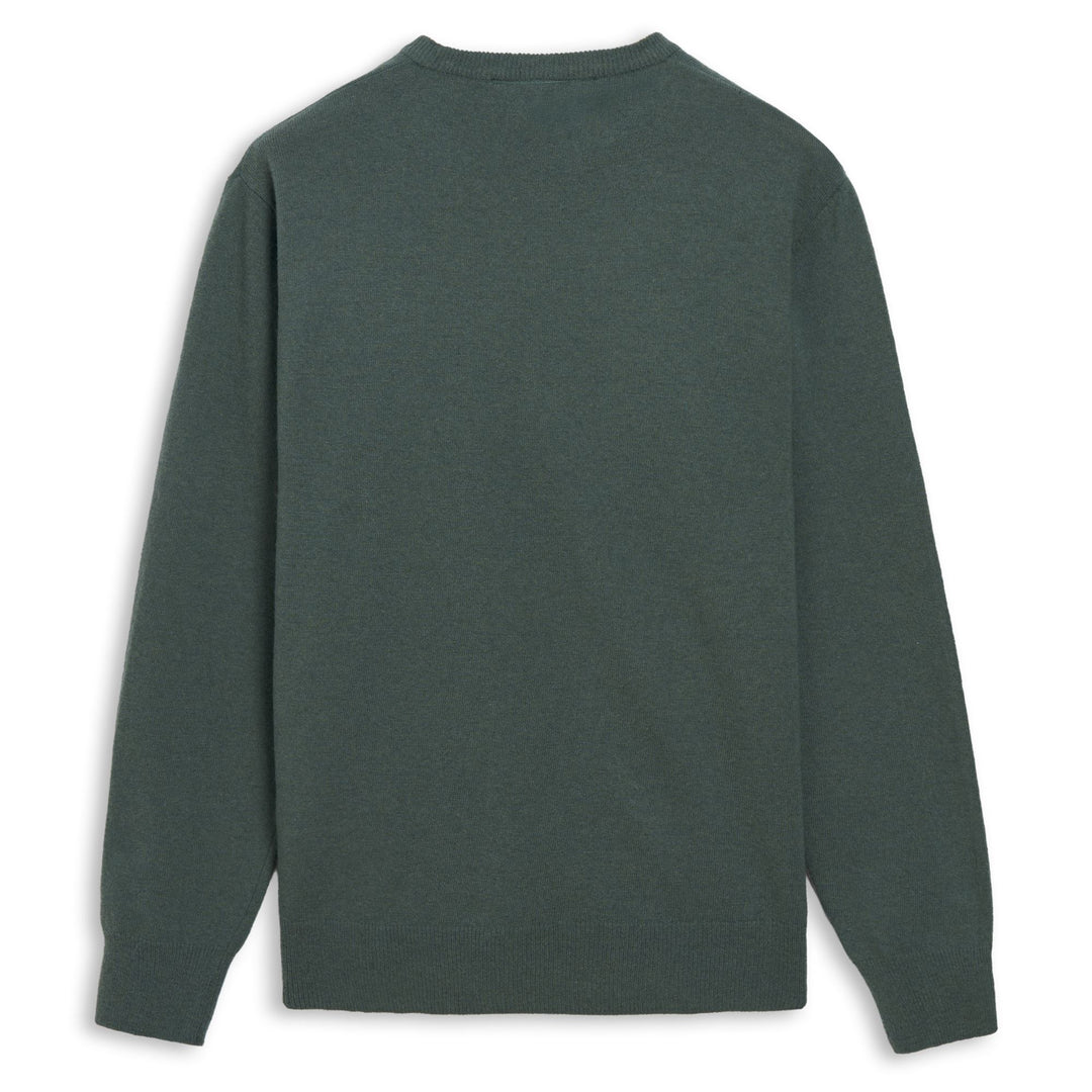 Green Men's Classic Fit Wool Pullover main