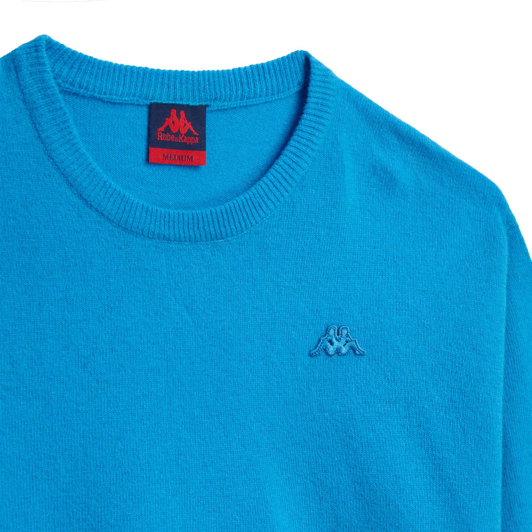 Blue Men's Lambswool Pullover Knitwear Classic Fit main