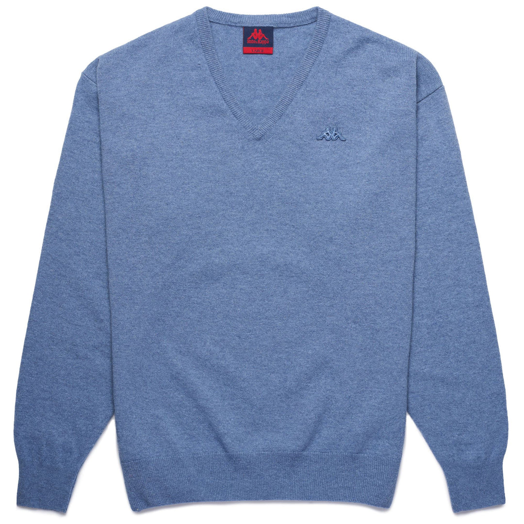Maglione Classico in Lana Knit Uomo Blu Infinity 01