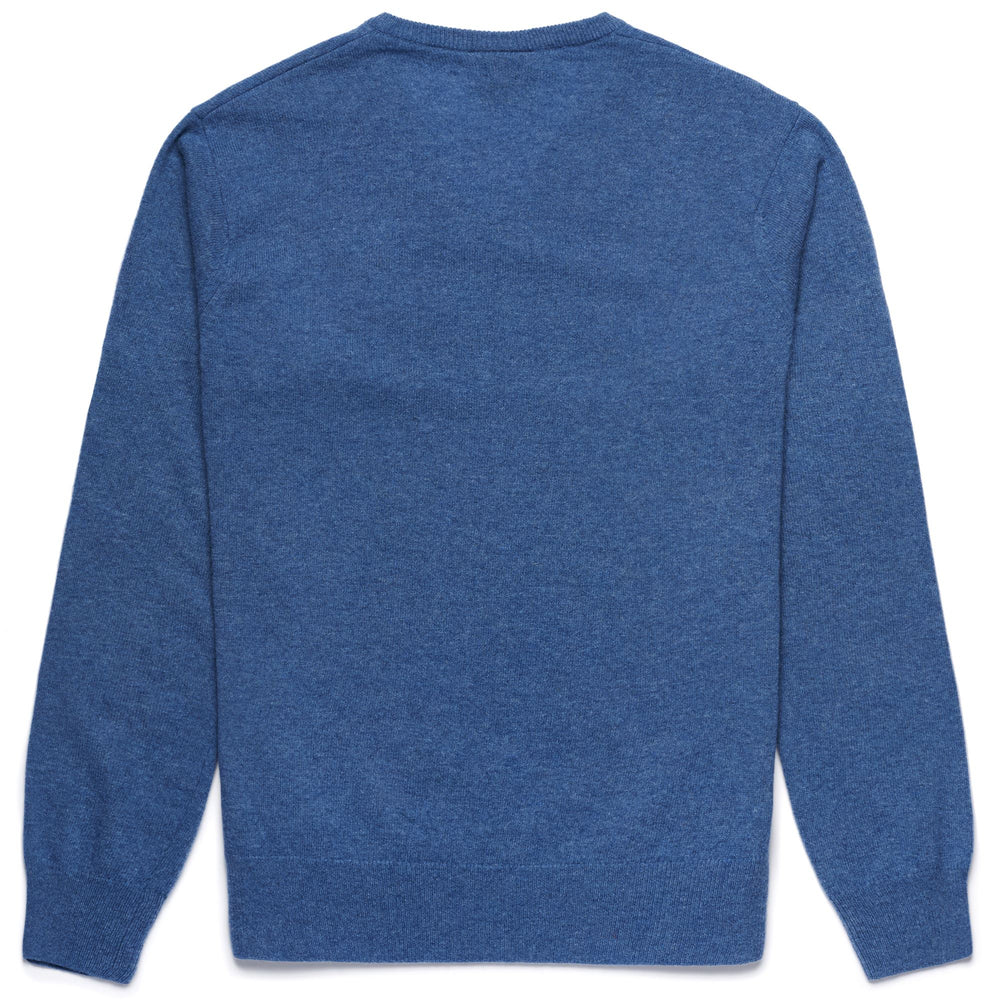 Stonewash Grey Men's Classic Wool Knit Pullover 02