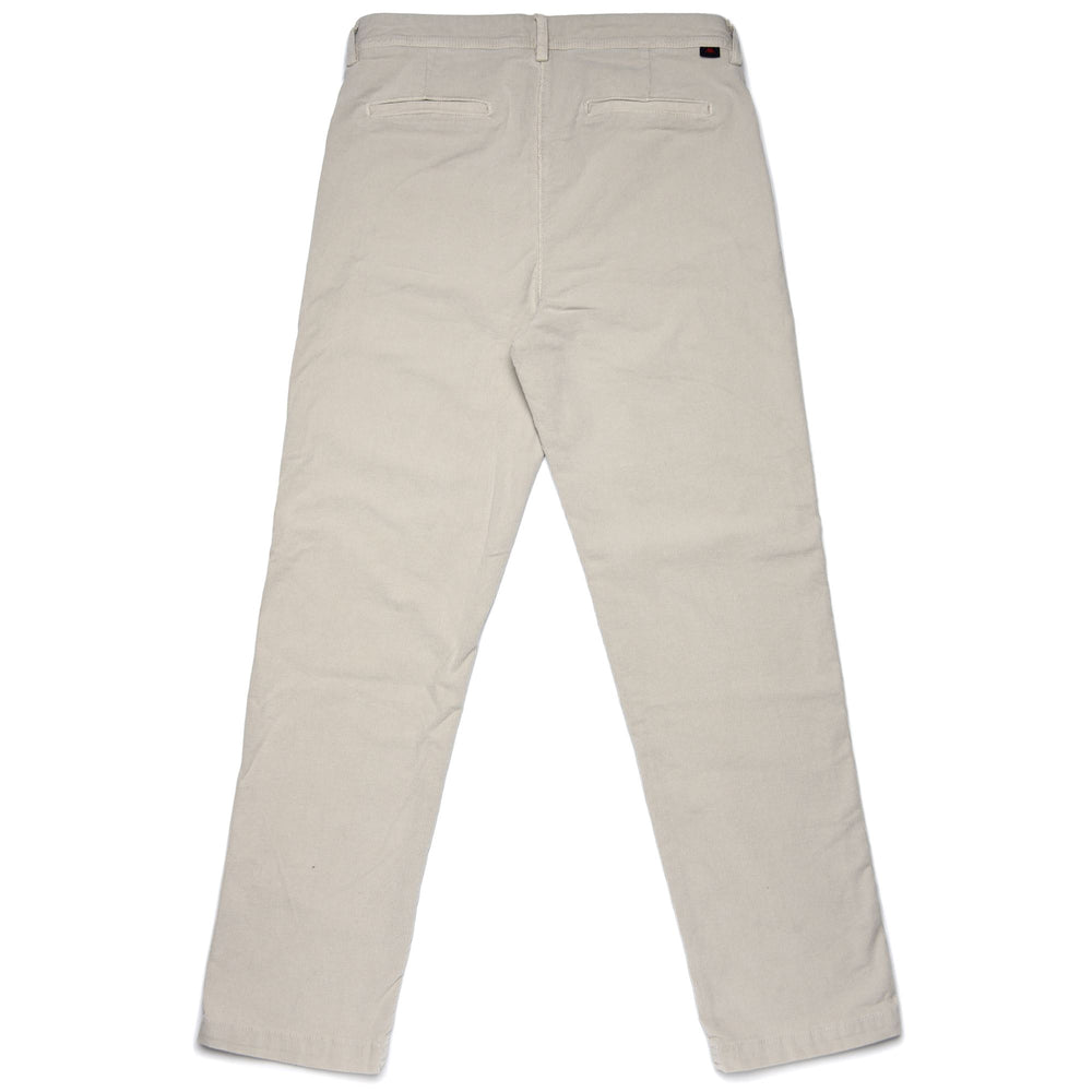Pantaloni Chino in Corduroy Skinny Fit Donna Grigio Beige 02