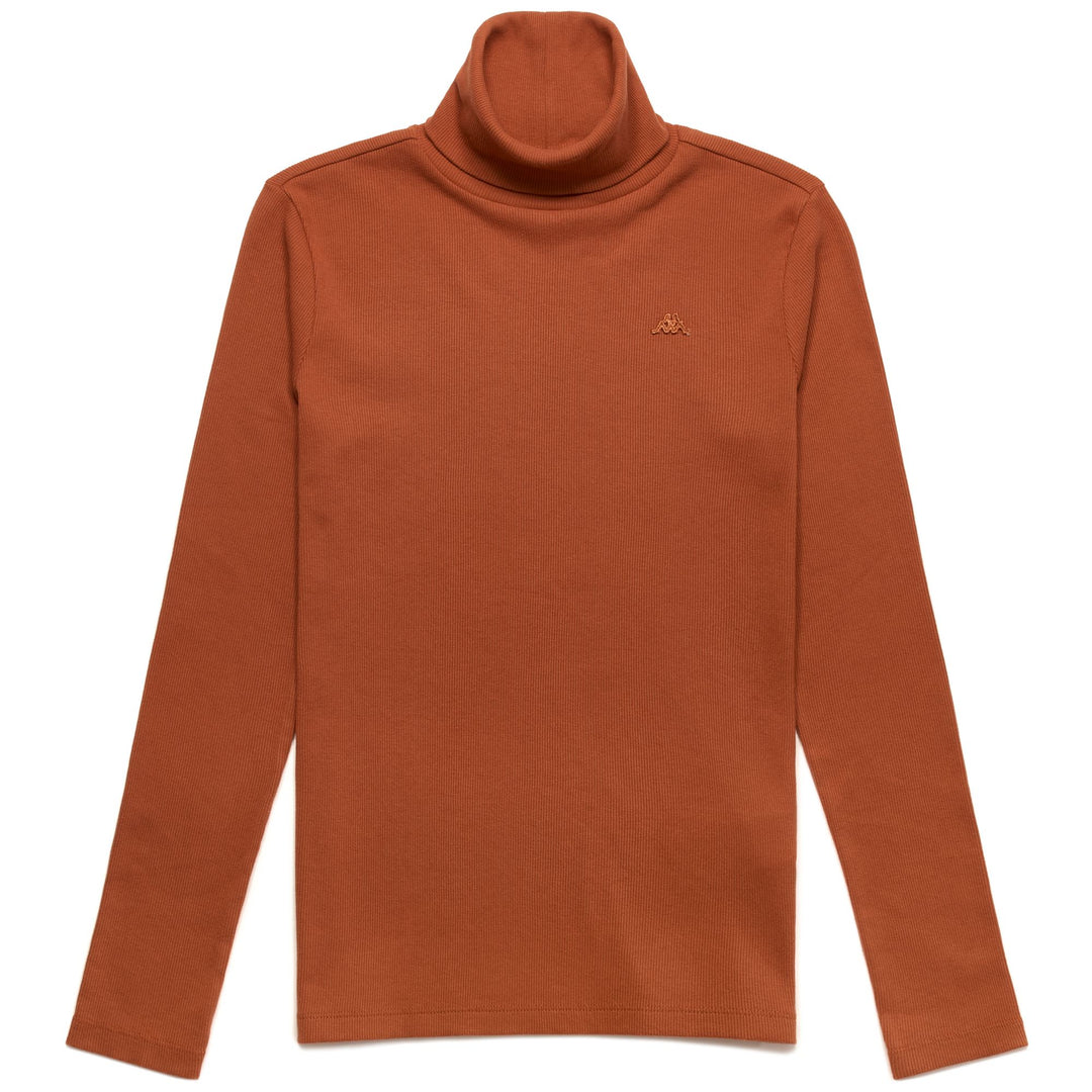 T-Shirt Classica Slim Fit Donna Arancione Pan di Zenzero 01