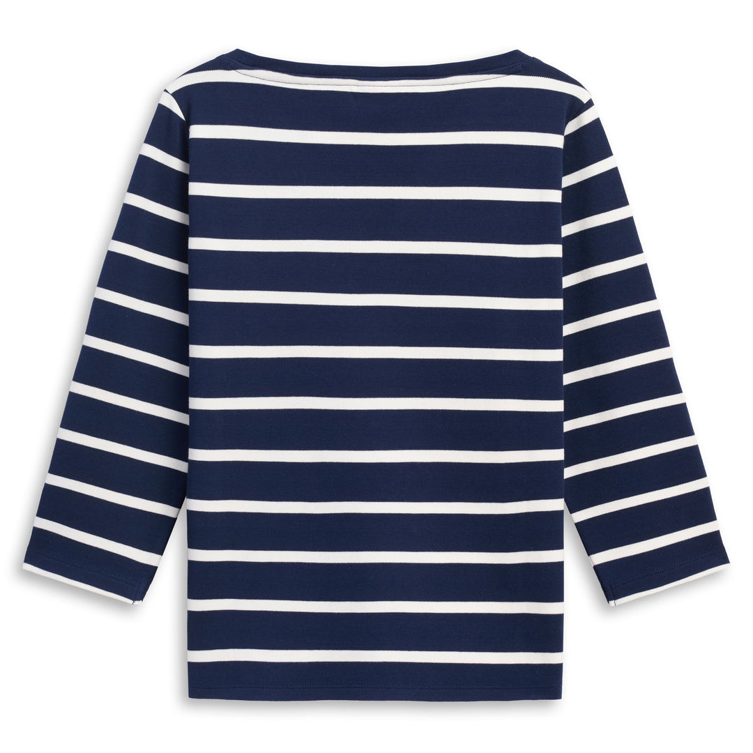 FRANCINE - T-ShirtsTop - T-Shirt - Woman - BLUE IRIS-WHITE CLOUD main