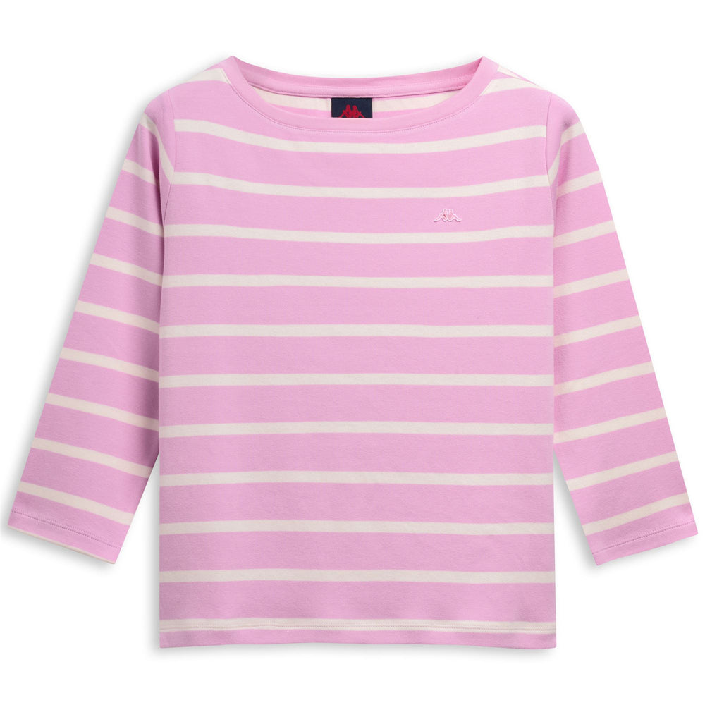 T-shirt rose pour femme, coupe classique, en coton décontracté 02