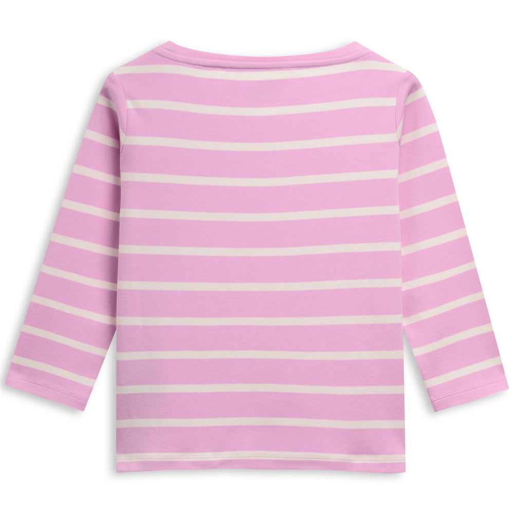 Pink Women's Classic Regular Fit 3/4 Sleeve T-Shirt 02