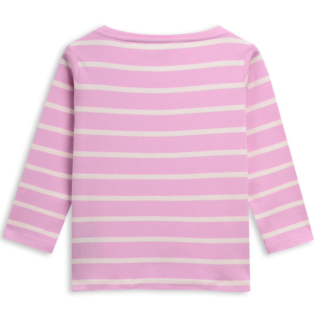 Pink Women's Classic Regular Fit 3/4 Sleeve T-Shirt main